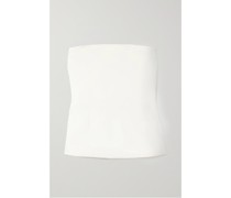 Trägerloses Bustier aus Stretch-crêpe