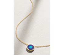 Mini Evil Eye Kette aus 18 Karat