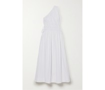 La Ora Asymmetrisches Midikleid aus Baumwollpopeline