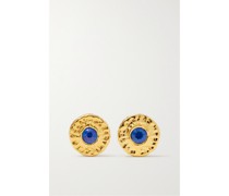 + Net Sustain Nesting Gem Ohrstecker aus Recyceltem 18 Karat
