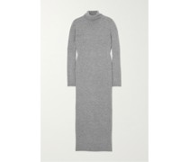 Midikleid aus einer Woll-kaschmirmischung