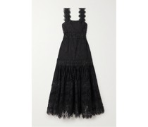 Sireneusse Midikleid aus Baumwollpopeline