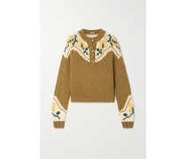 The Henley Pullover aus Baumwolle in Jacquard-strick