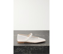 Mary-jane-ballerinas aus Mesh