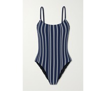 + Net Sustain Nunu Badeanzug aus Stretch-jacquard