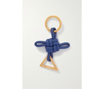Schlüsselanhänger aus Leder mit Knoten