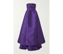 Tiffany Trägerloses Maxikleid aus Faille