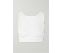 C-d Sport-bh aus Stretch-jersey Und Mesh