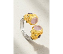 Vergoldeter Ring aus Sterling
