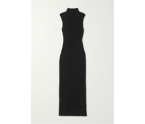 Ida Midkleid aus Geripptem Kaschmir