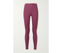 Leggings aus Geripptem Recyceltem Stretch-material
