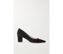Pumps aus Veloursleder