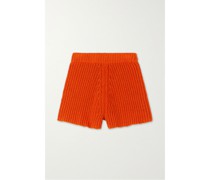 Palm Springs Shorts aus Gerippter Baumwolle