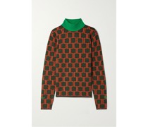 + Wales Bonner Pullover aus einer Baumwollmischung in Jacquard-strick