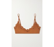 Fits Everybody Corded Lace Scoop Bralette – Bronze – Bh aus Stretch-material