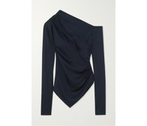 Jamie Asymmetrisches Oberteil aus Duchesse-satin