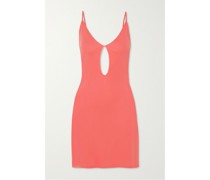 Minikleid aus Jersey mit Cut-out
