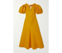 Wind in Your Sails Midikleid aus Faille aus einer Baumwollmischung