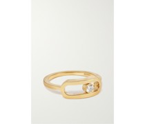 Move Uno Ring aus 18 Karat  mit Diamant
