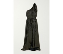 Asymmetrische Robe aus Chiffon