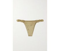 Bikini-höschen aus Stretch-satin