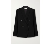 Doppelreihiger Blazer aus Crêpe