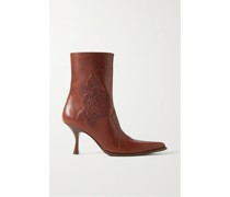 Bexen Ankle Boots aus Leder mit Prägung