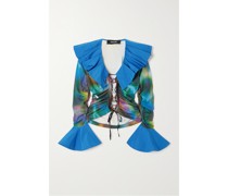 Rosie Bluse aus Bedrucktem Stretch-jersey