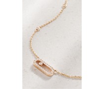 Move Uno Kette aus 18 Karat  mit Diamanten