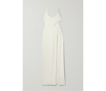 Rowena Robe aus Cady mit Cut-outs
