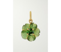 Tropical Flower Anhänger aus 18 Karat Gold