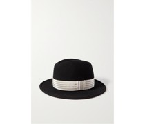 + Net Sustain Fedora aus einer Woll-baumwollmischung