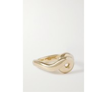 Jumbo Wave Ring aus 9 Karat