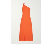 Shalom Asymmetrisches Maxikleid aus Crêpe De Chine