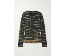 T-shirt aus Baumwoll-jersey mit Batikmuster
