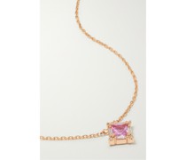 Kette aus 18 Karat  mit Saphir Und Diamanten