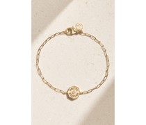 Wee Porte Bonheur Coin Armband aus 14 Karat