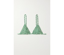 + Net Sustain Triangel-bikini-oberteil aus Stretch-econyl®