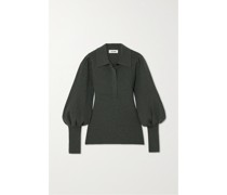 Eva Pullover aus einer Gerippten Merinowollmischung