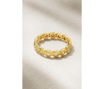 + Net Sustain Nesting Gem Memoire-ring aus Recyceltem 18 Karat