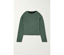 Wendbares Sweatshirt aus Jersey und Fleece