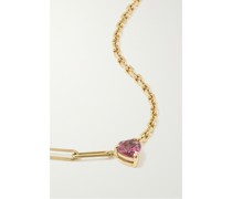 Kette aus 18 Karat Gold mit Rhodolith