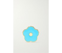 Flower Power Einzelner Ohrstecker aus 14 Karat