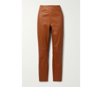 Greenwich Hose mit Geradem Bein aus Leder