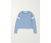 Pullover aus Gestreifter Baumwolle