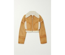 Verkürzte Jacke aus Shearling