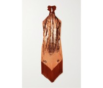 Nina Neckholder-maxikleid aus Crêpe