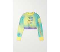 + Josh Smith Verkürztes Sweatshirt aus Baumwoll-jersey