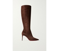 Kate Botta 85 Kniehohe Stiefel aus Veloursleder