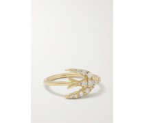 Swallow Ring aus 14 Karat  mit Diamanten